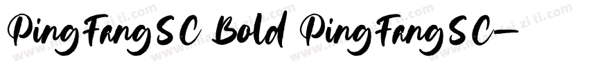 PingFangSC Bold PingFangSC字体转换
